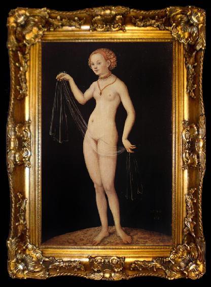 framed  CRANACH, Lucas the Elder Venus (nn03), ta009-2